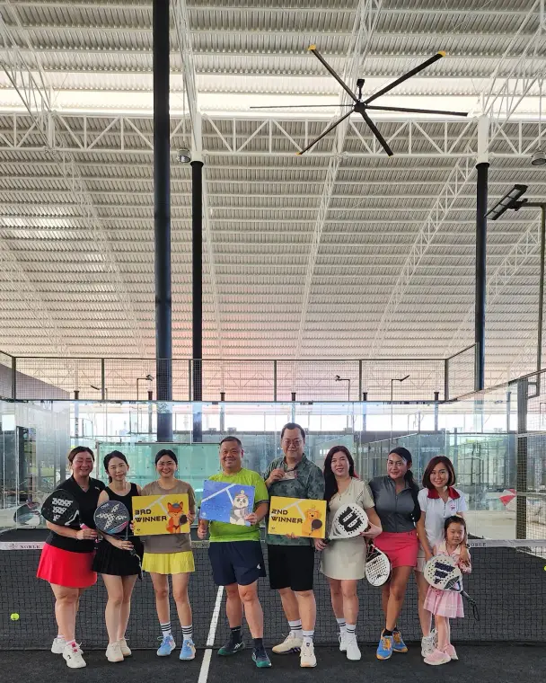 A group on court