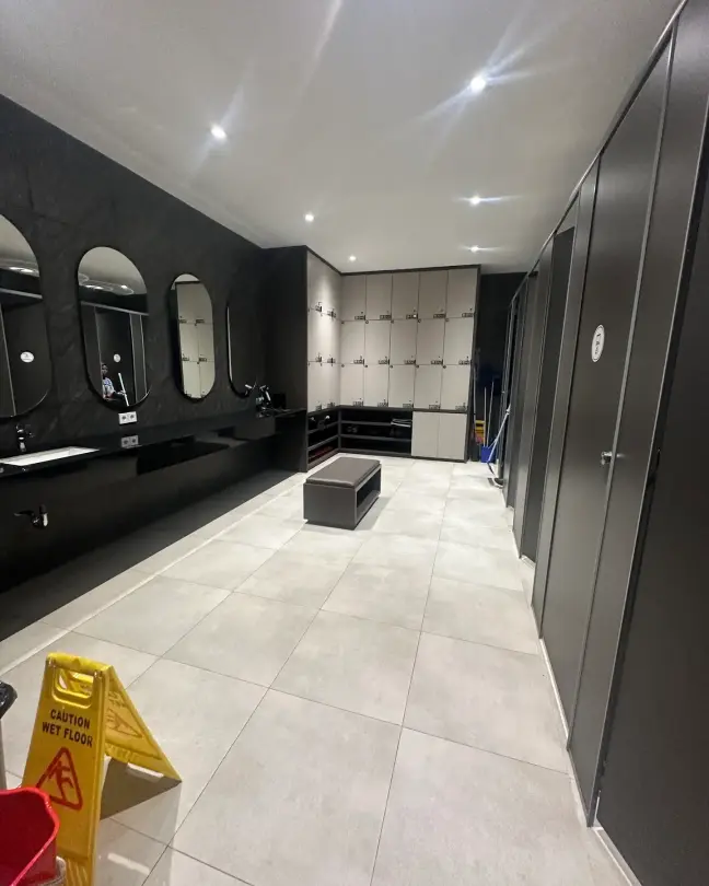 Dark changing room