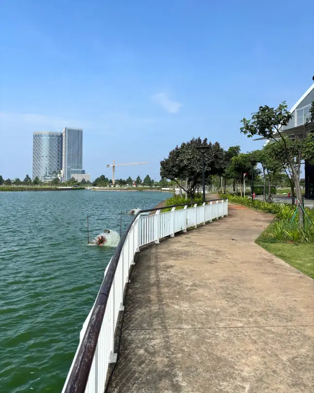 Riverside path