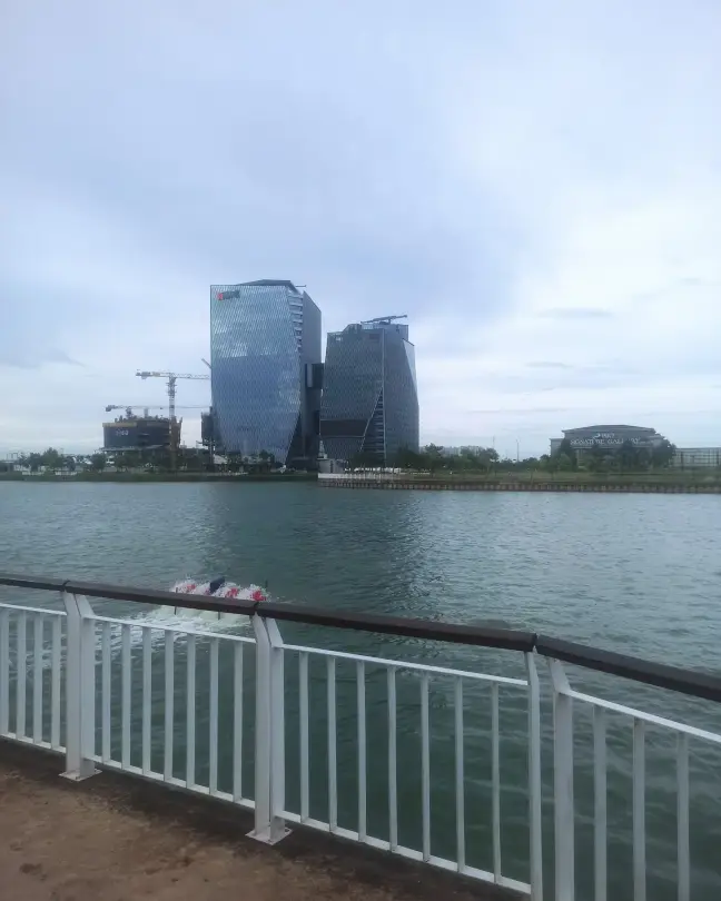 River view with PIK 2 towers